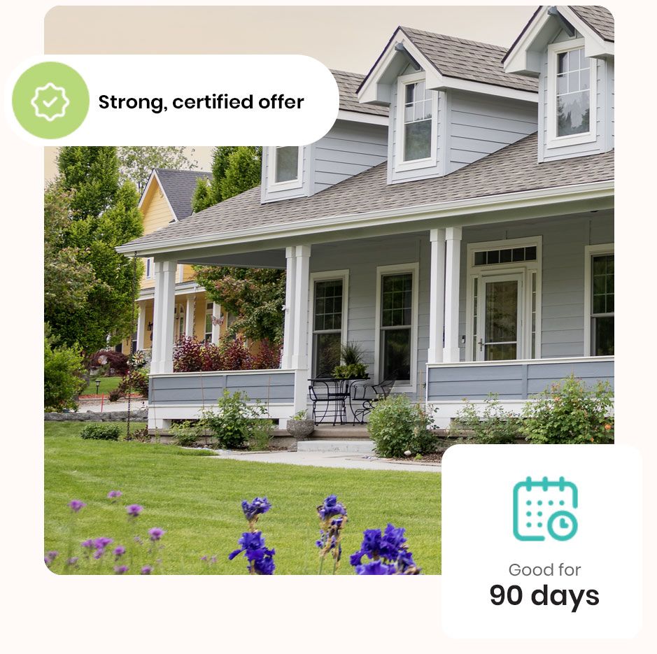 Strong Certified Offer House - Good for 90 days