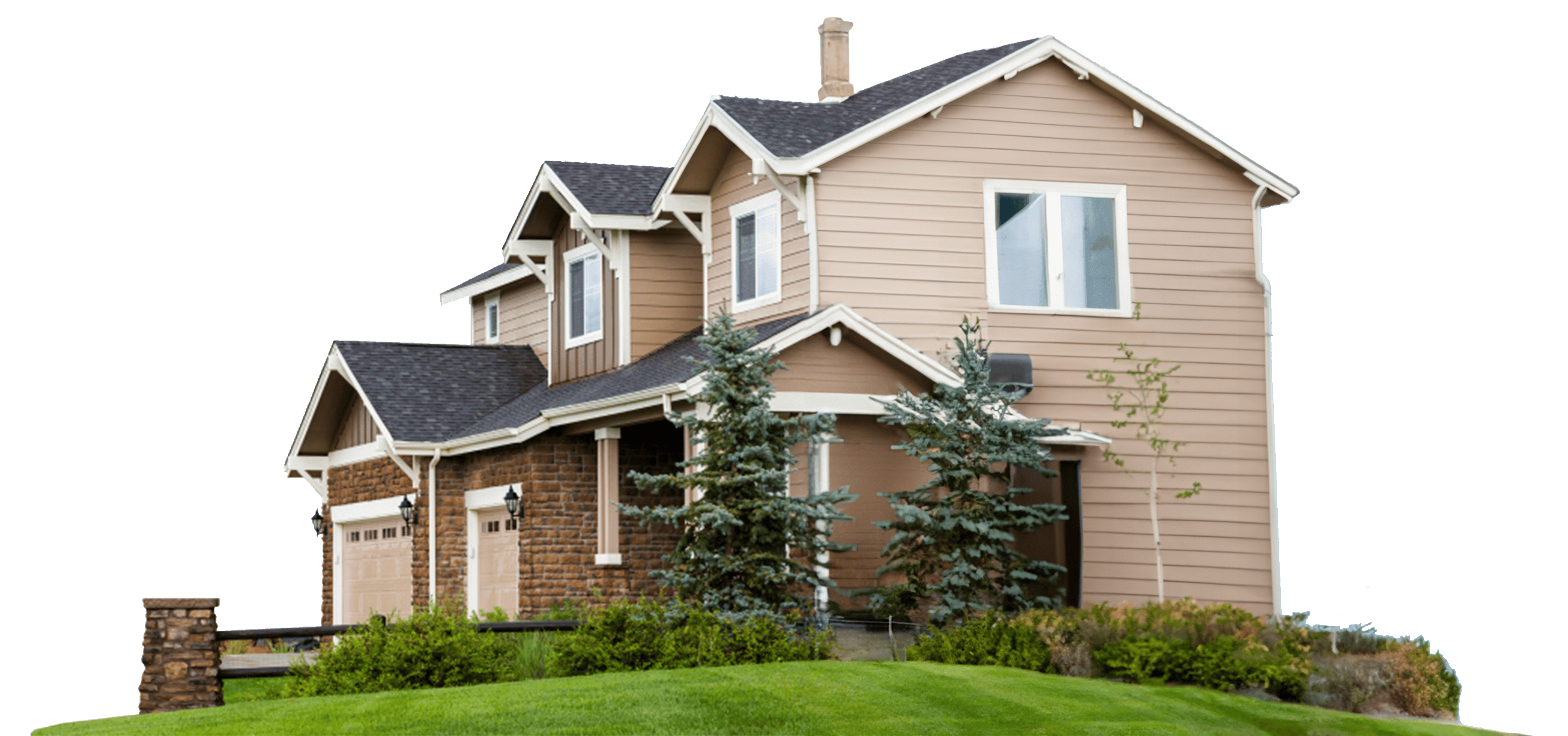 typical american suburban house